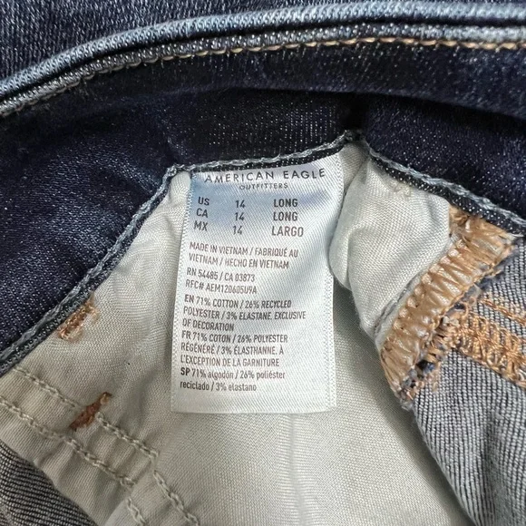 NWT Women’s AE Curvy High-Rise Jeggings - Picture 14 of 14